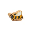 Abeille en bois 42 x 63 x 25 mm