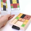 Ane rouge en bois - jeu casse tête