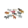 12 Animaux en bois brut à peindre