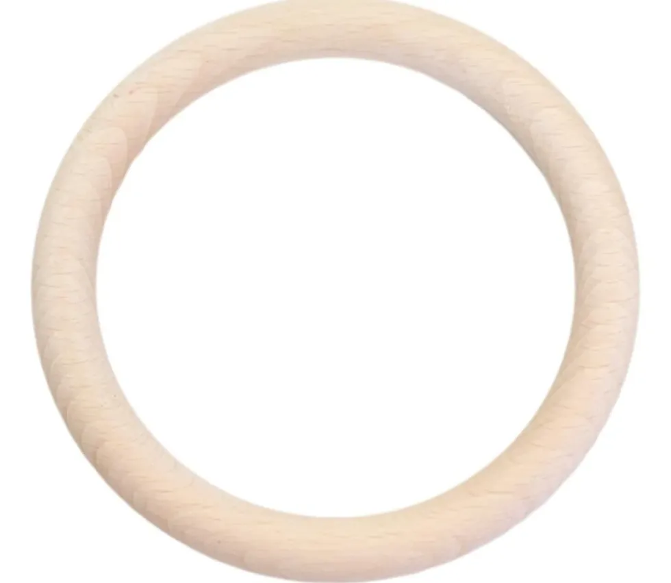 Anneau en bois 11.5 cm pour jeux de lancer et d'adresse