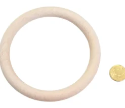 Anneau en bois 11.5 cm pour jeux de lancer et d'adresse