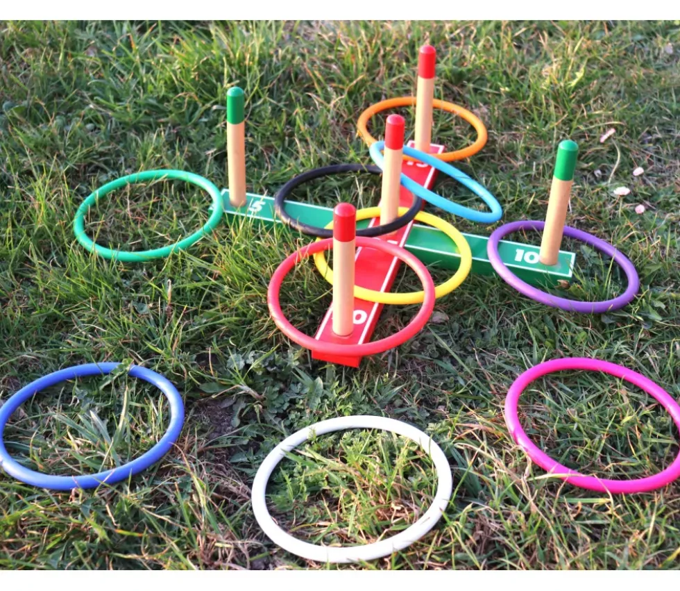10 Anneaux 14 cm pour jeux de lancer