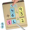 Apprends à additionner et à soustraire avec retenues