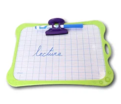Ardoise blanche effaçable avec grilles