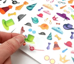 120 autocollants stickers accessoires vestimentaires