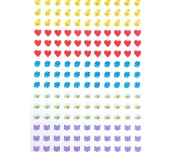 660 autocollants stickers symboles