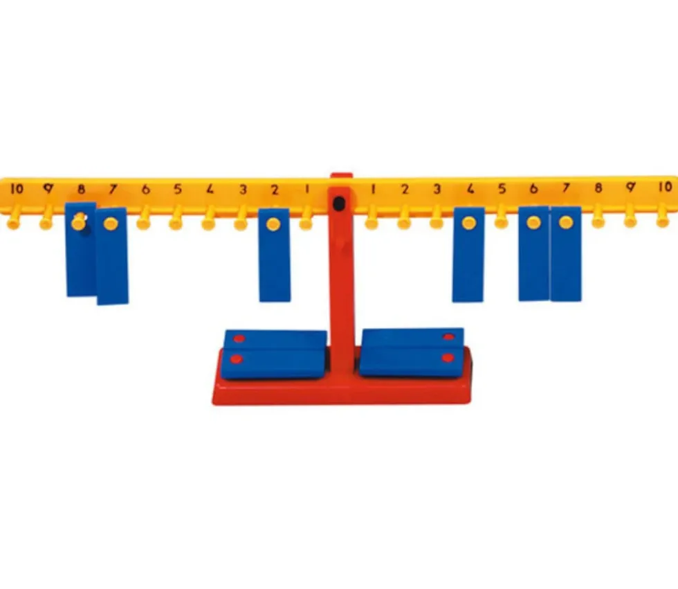 Balance élève de 33 cm avec 20 poids de 10 g