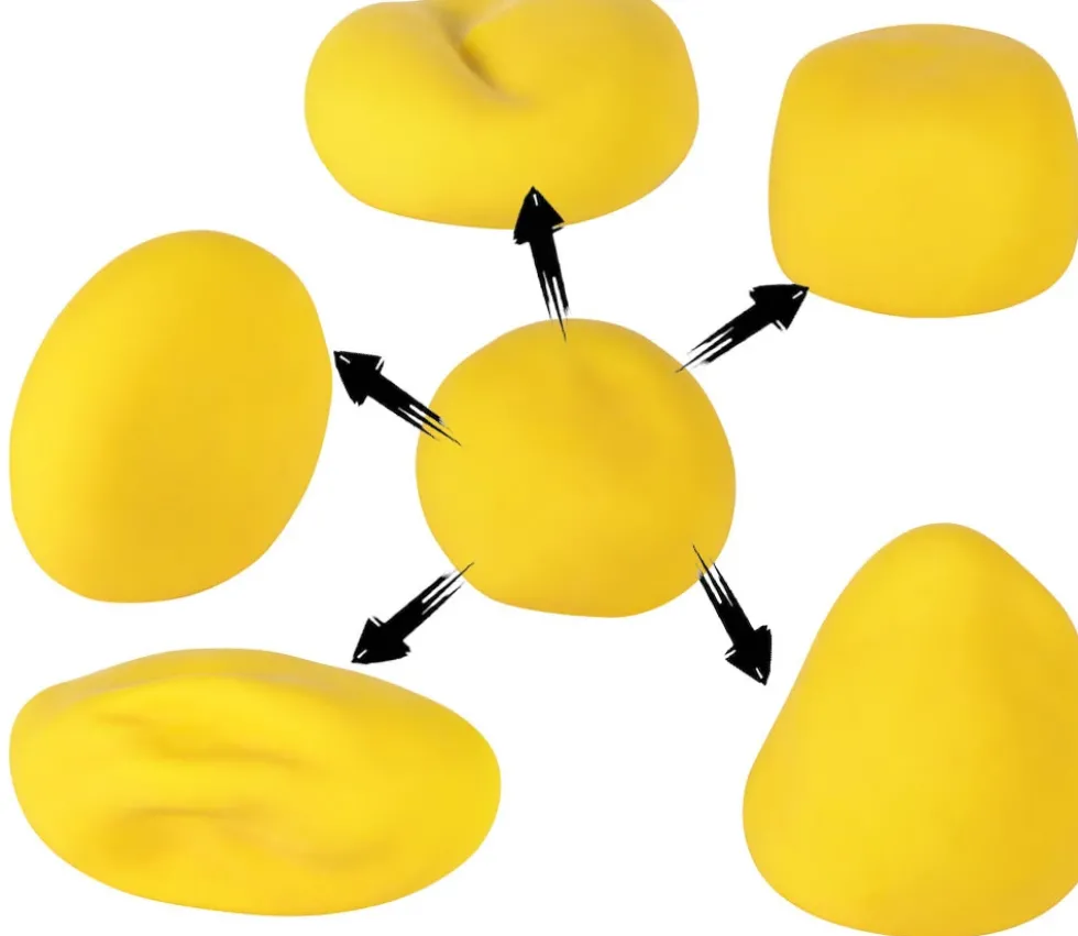 Balle sensorielle malaxage Ø 10 cm antistress