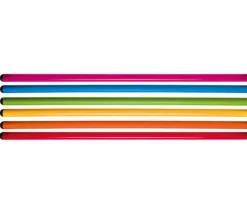 6 barres jalons de 70 cm pour activités sportives
