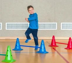 6 barres jalons de 70 cm pour activités sportives