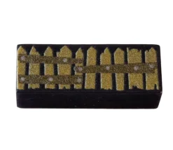 Barrière rectangle en bois 33x12x10 mm pour jeu