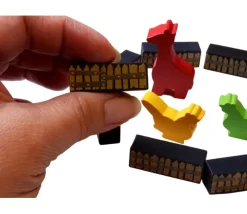 Barrière rectangle en bois 33x12x10 mm pour jeu