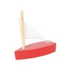 Bateau en BOIS rouge 62x25x65 mm
