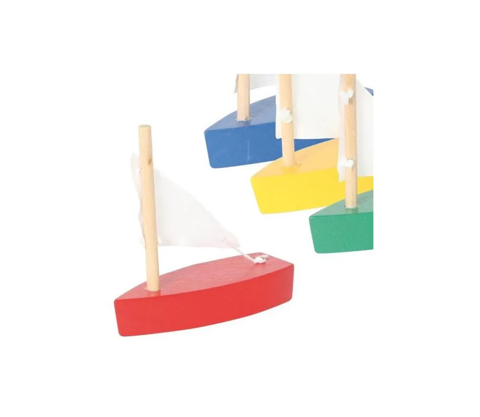 Bateau en BOIS vert 62x25x65 mm