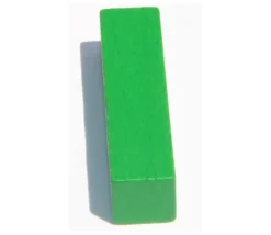 Batonnet en bois vert de 3 cm - 10x10x30 mm