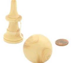 Bilboquet en bois mini modèle 6 cm