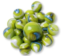 20 Billes Boa vert 16 mm + 1 calot