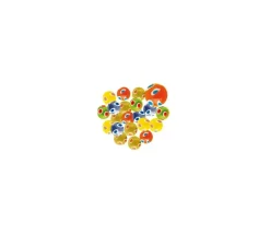 20 Billes Galactika + 1 calot pour jeu collection