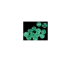 12 billes lumineuses fluorescentes 25 mm