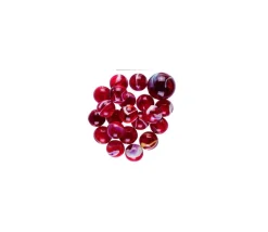 20 Billes opaque rouge IGUANE + 1 boulet