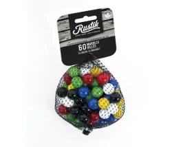 60 billes pour dames chinoises et jeu de toc 12 à 14 mm - 6 couleurs