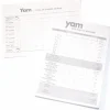 Bloc note pour jeu de dés yams marquage points