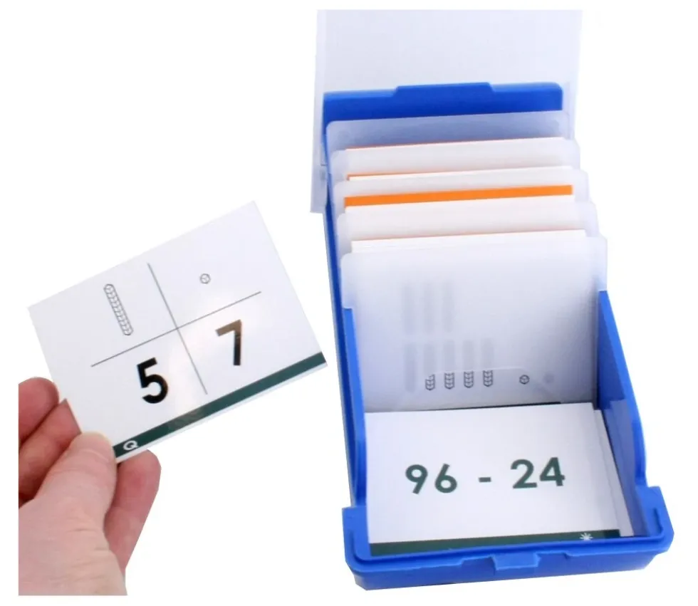 Boite 140 cartes Calcul base 10 - jusqu'à 1000