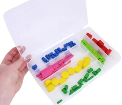 Boite 6 compartiments vide de 24.5 x 16.5 x 4 cm en plastique