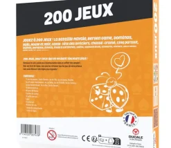 Boite 200 jeux traditionnels plateaux et cartes - Ducale
