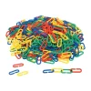 Boite 500 mini liens plastiques colorés 4 x 1.7 cm