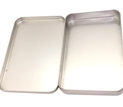 Boite métal A6 pour 2 jeux cartes à jouer et accessoires 162 x 112 x 20 mm