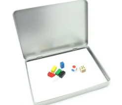 Boite métal format A5 pour jeux et accessoires 225 x 165 x 24 mm