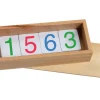 Boite nombre Montessori 1 à 9000
