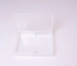 Boite plastique double pour 2 jeux 54 cartes à jouer transparentes vide