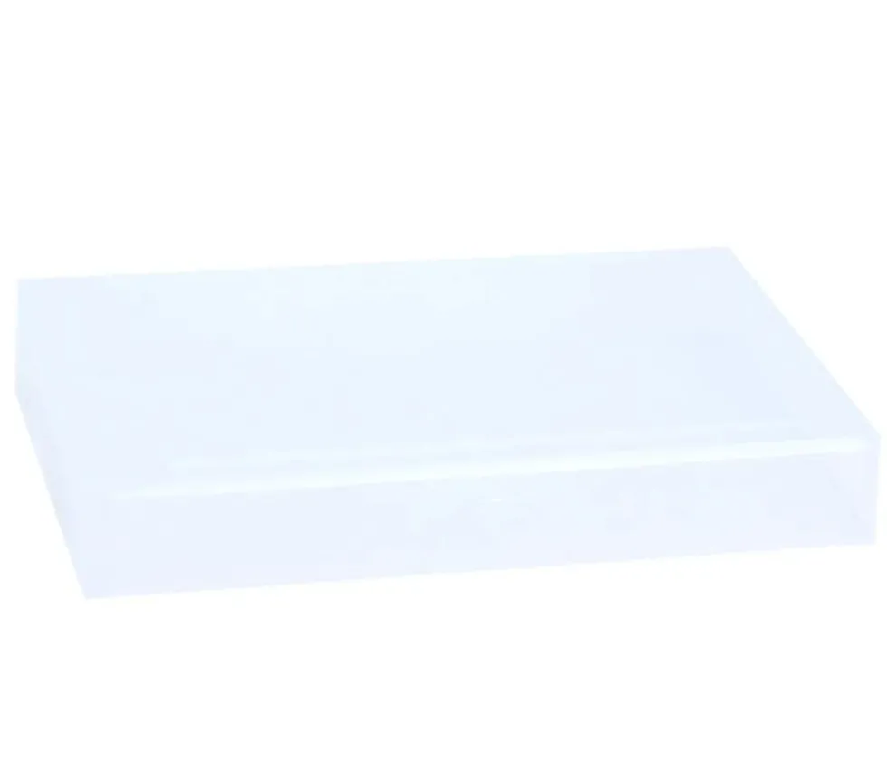 Boite plastique 105 x 70 x 15 mm transparente vide pour cartes à jouer