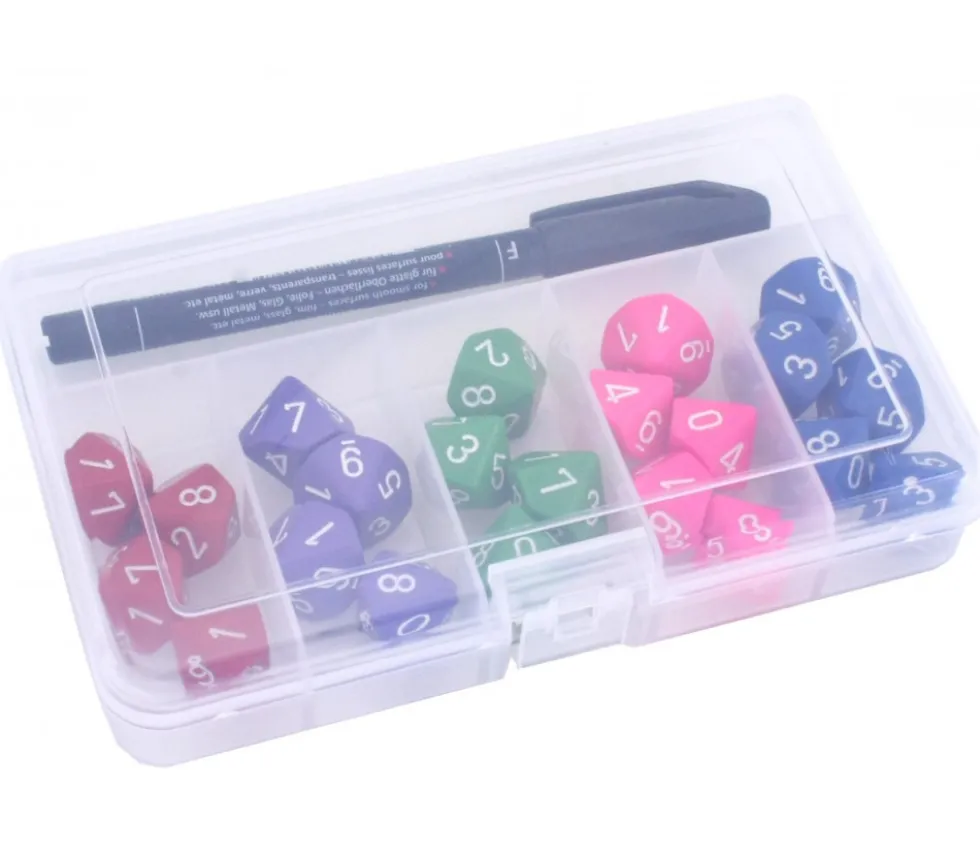Boite PM 6 compartiments de 16.5 x 10.2 x 3.1 mm en plastique