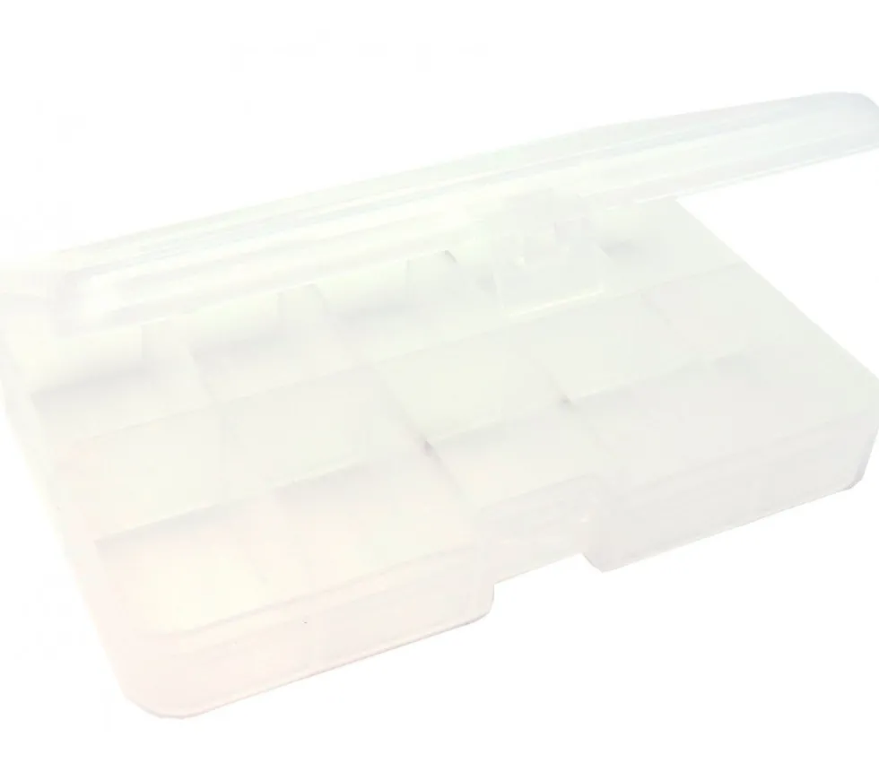 Boite PM 10 compartiments de 16.5 x 10.2 x 3.1 mm en plastique