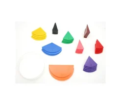 Boite 71 portions pour fractions - 10 ronds de 10 cm
