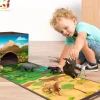 Boite rangement tapis de jeu Forêt jungle