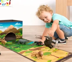 Boite rangement tapis de jeu Forêt jungle