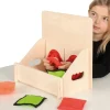 Boite tactile enfant jeu toucher à l'aveugle 34 x 32 cm