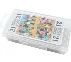 Boite Tarot 130x70x30 mm vide plastique clips transparente