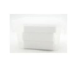 Boite 80 x 110 x 60 mm SMALL plastique transparent vide