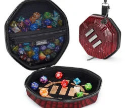 Boitier 2 en 1 : piste de dés et boitier de rangement - Rouge édition collector DnD -Enhance