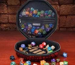 Boitier 2 en 1 : piste de dés et boitier de rangement - Rouge édition collector DnD -Enhance