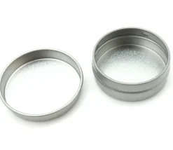 Boîte ronde métal Ø 4.3 cm avec couvercle hermétique