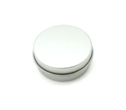 Boîte ronde métal Ø 4.3 cm avec couvercle hermétique