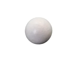Boule 2 cm blanche en bois - bille hêtre diamètre 20 mm