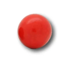 Boule 5 cm couleur rouge en bois - bille hêtre diamètre 50 mm