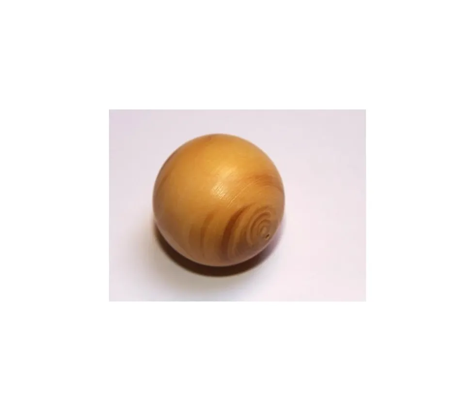 Boule 2.5 cm en bois - bille buis diamètre 25 mm